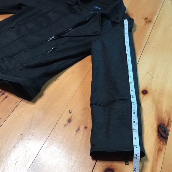 Black Denim Moto Jacket - Picture 10 of 12